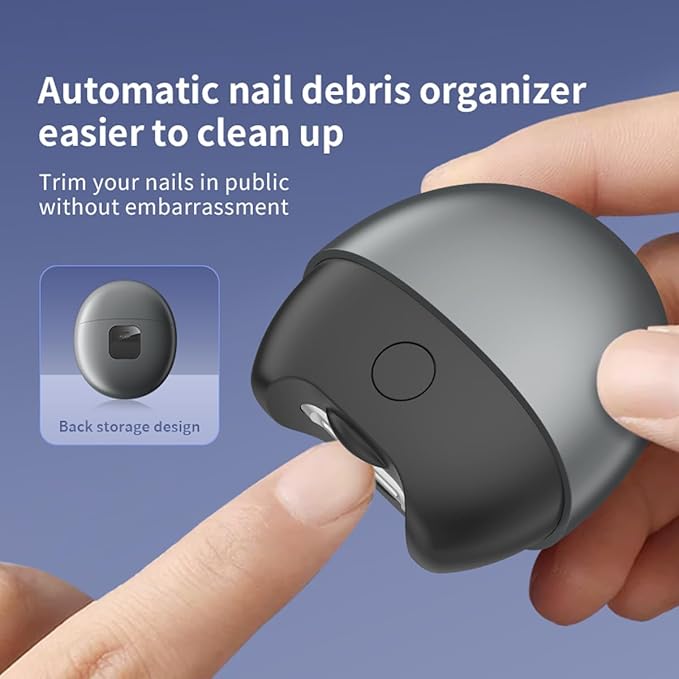 Electric Nail Clipper,2026 Improved Nail Clippers Set, Includes an Automatic 3-in-1 Nail Clippers,a Slanted Nail Clipper(for Ingrown Toenails&Fingernail) Ideal for Babies, Children, Adults and Seniors