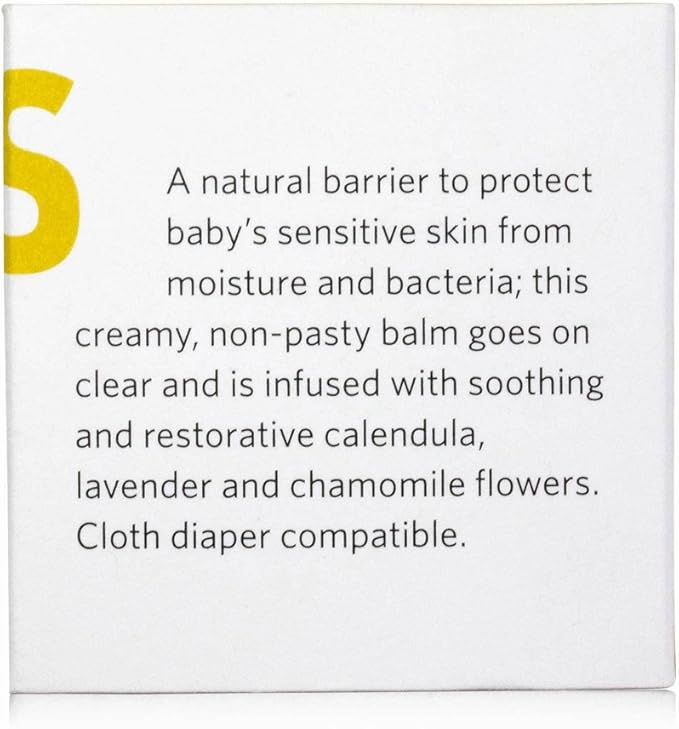 Diaper Balm, Protects Baby’s Sensitive Skin from Moisture and Bacteria, Soothes and Treats Diaper Rash, Helps Prevent Rashes, Goes on Clear (2 Ounces)