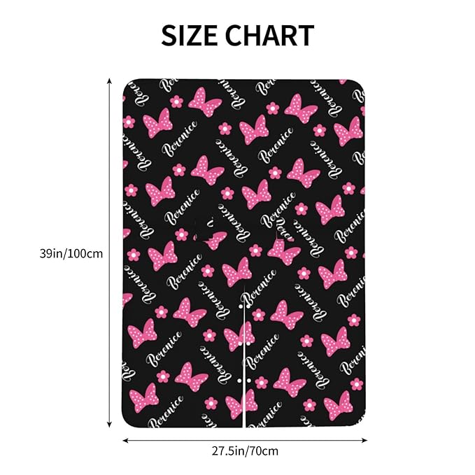 Custom Baby Car Seat Cover with Name – Personalized Pink Bow Nursing Cover, Infant Carseat Canopy, Shopping Cart Cover – Soft, Breathable & Warm – Ideal Shower Gift for Baby Girls