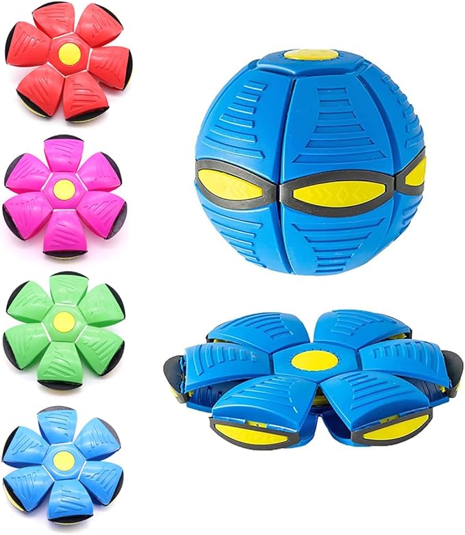 Magic Ball Pop Up Bouncy Ball Toy, Light Up Flashing Bouncing Balls for Kids, Fun Sensory Light Toy for Parent-Child & Pet-Friendly Play, Indoor Outdoor Play, Party Favor Gift