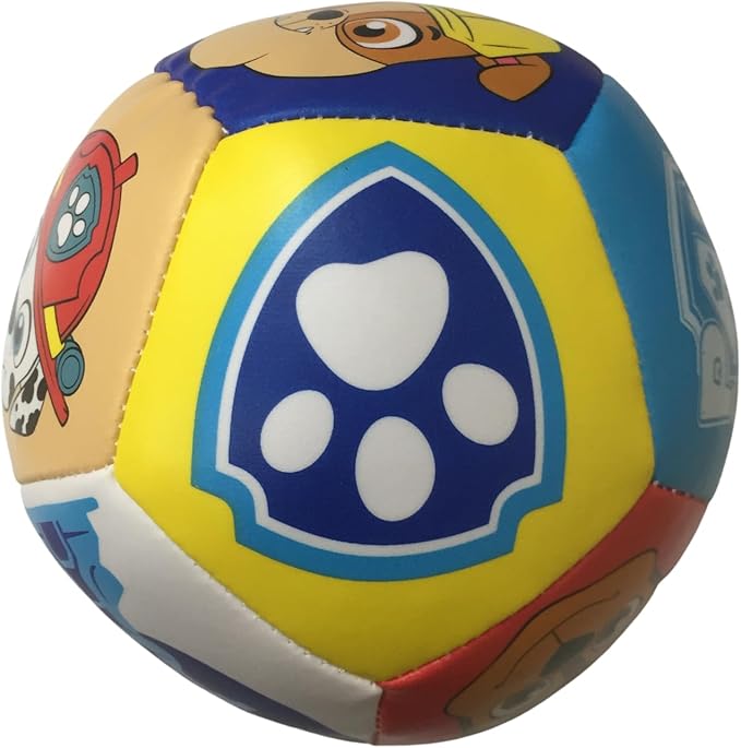ODS Paw Patrol - Baby Ball Ultra Soft Soft Ball 12.7 cm in Faux Leather, Ideal as an Early Childhood Toy