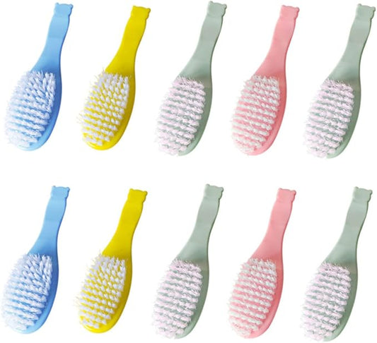 Baby Hair Brush and Comb Set for Newborns Infant Hair Care Lightweight Portable 5.31 Inch Household Infant Convenient Soft Synthetic Hairbrush for Gentle Scalp Massage and Detangling