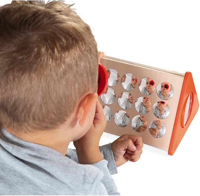 Janod Essentiel Mirrors Box - Early Learning Toy - 18 Months+ - J05069