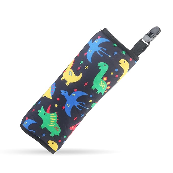 Car Seat Belt Pillow for Kids with Clips,Seat Strap Belt Covers Pad Cushion,Car Seatbelt Cover Pillows for Toddlers(Dinosaur Black)