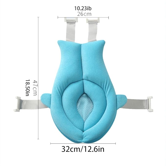 Bathtub Mat for Baby Infant Bathtub Seat Cushion Bath Pad Quick Drying Float Cushion