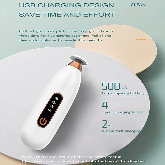 Baby Electric Nail Trimmer,Rechargeable Nail Filer,4 Speed Modes Cordless Safe Electric Nail Drill Machine with LED Spotlight,5 Replace Grinder Head Baby Nail File for Newborn Toddler