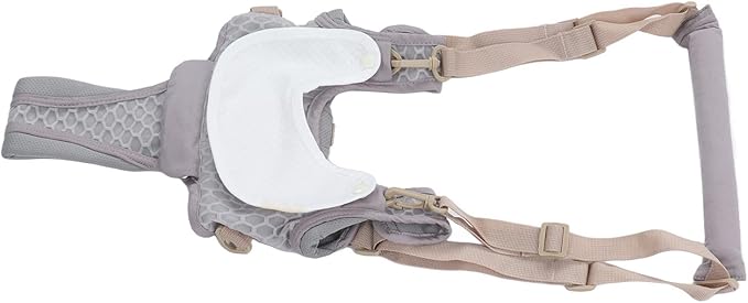 Baby Walking Harnesses, Lightweight Adjustable Detachable Crotch Pad Handheld Toddler Walk Assistant Belt Adjustable Standing Up and Walking Learning Helper for 8‑24M(Monsoon Grey-Profile Mesh)
