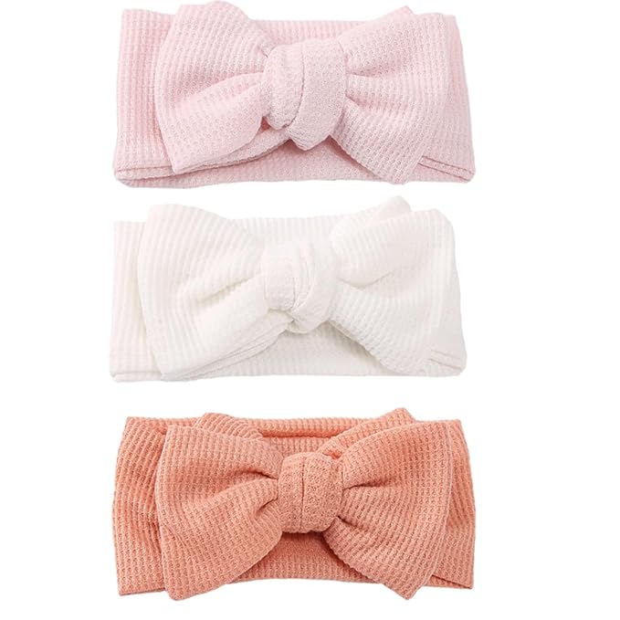 Baby Girl Headbands Nylon Bow Hair Accessories for Newborn Infants Toddlers (Y09, FZ)