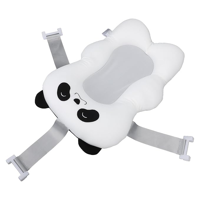 Baby Bath Tub Seat Cushion - Universal 3 Point Support Floating Newborn Bath Pillow Support Mat for Safe & Relaxing Time