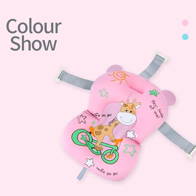 Garosa Baby Bath Pad, Newborn Bathtub Mat Infant Bath Supporter Pad Bathtub Pillow Nonslip Floating Bathing Tub Seat for Baby 0-12 Months ()