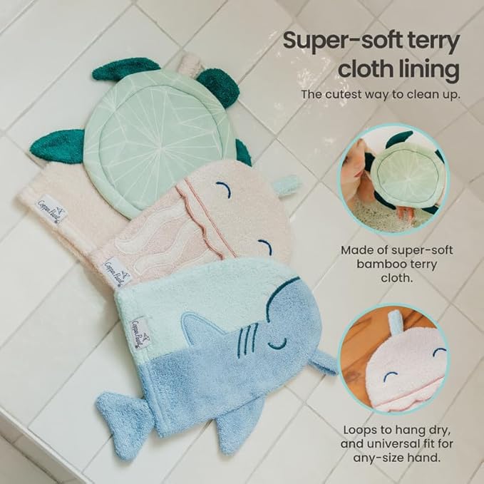 Copper Pearl Wash Mitt Finn