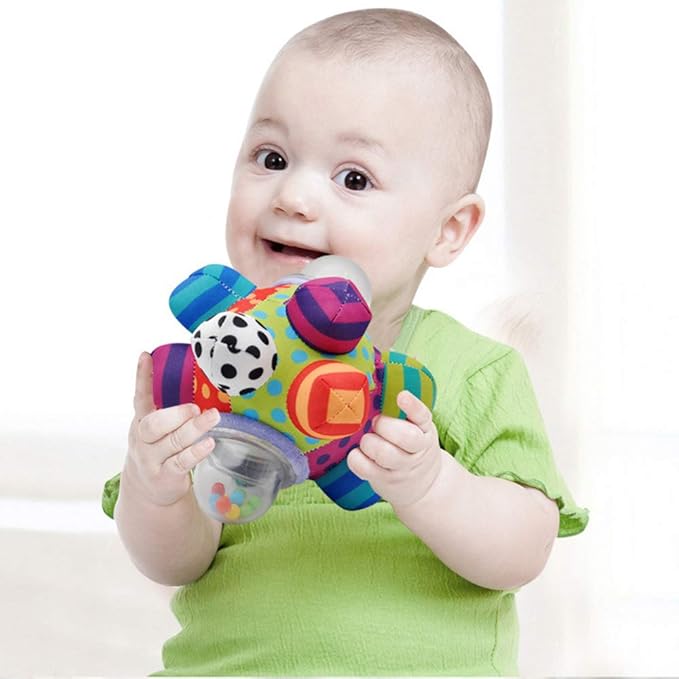Developmental Bumpy Ball Toy, Newborn Baby Infant Toys 0-3 Months, Help Develop Motor Skills and Brain Nerves, Sensory Baby Toys 3-6 4 5 6 7 8 9 10 11 12 Months 6.7"