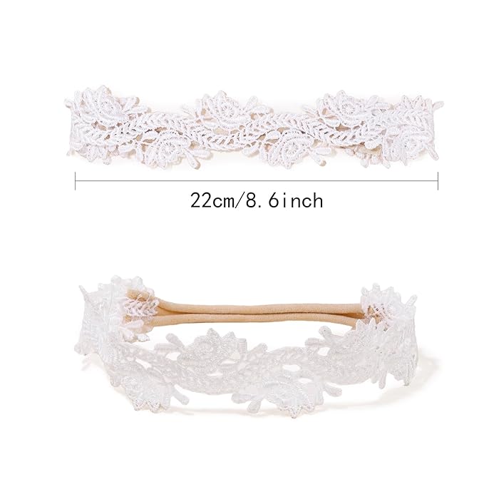 New Model Baby Girl Nylon Headbands Nylon Flower Elastic Hairbands 3pcs Hair Accessories Gift for Newborn Infant Toddlers (BF-XKFD005)