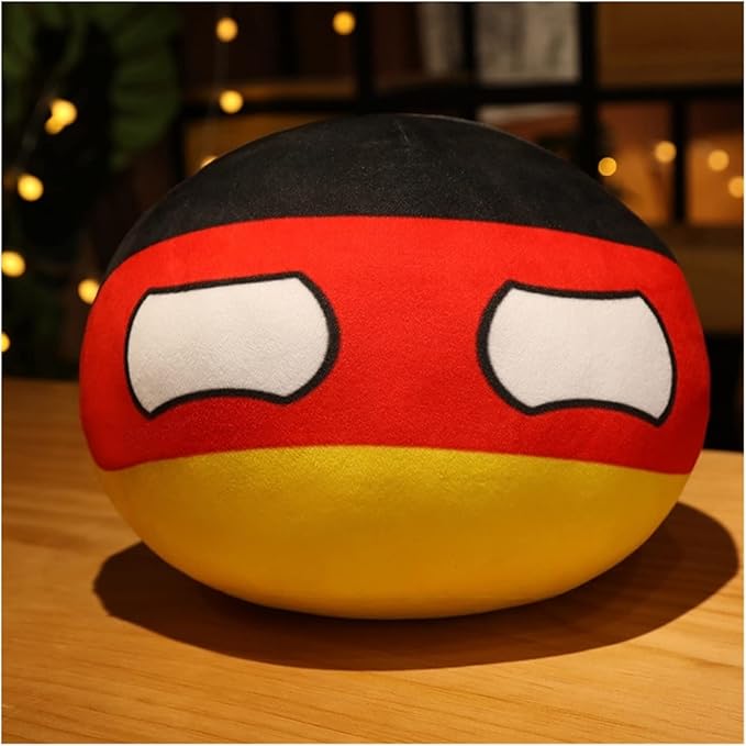 10/30/40cm Country Ball Decorate Polish Ball Plush Country Ball USA France UK Japan Germany Italy Decor (Color : 3, Size : 40cm)