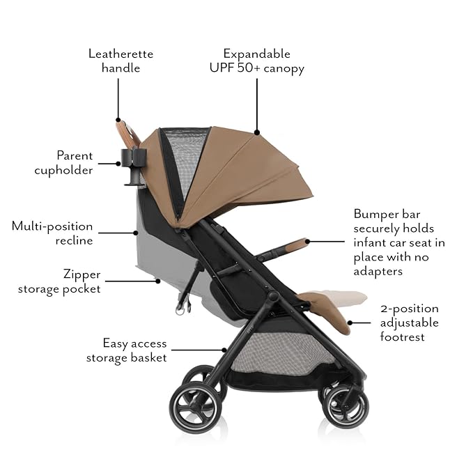 Otto+ Travel System w/LiteMax Infant Car Seat (Chia Black)