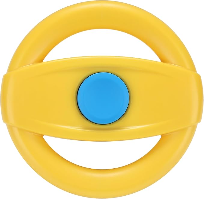 Accmor Stroller Steering Wheel Toy, Simulated Steering Wheel for Stroller Shopping Carts Cart Universal Detachable Pretend Driving Funny Toy Attachment