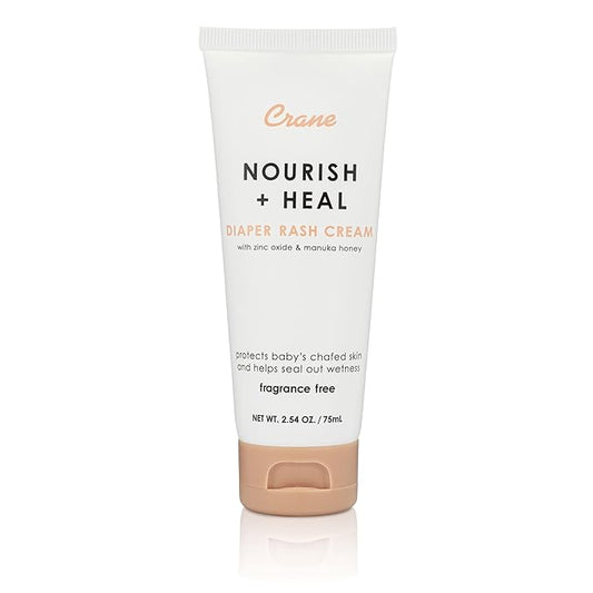 Crane Baby Diaper Cream, Nourish, Heal, and Protect, 2.54 oz