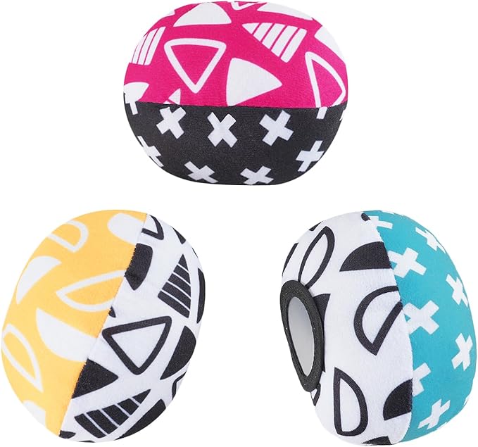 The Replacement Balls (for Mamaroo Swing) Offer More Interaction and Reversible Ball Options to Complement The Multi-Coloured with MamaRoo Cradle in a Set of 3 Balls ﻿