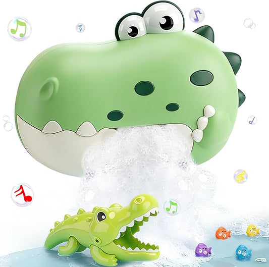 Baby Bath Toys Bubble Machine for Toddlers 1-3 Toddler Fountain Bathtub Pool Water Table Toys Shark Bath Toy 18 Months Months Baby Bath Toy for Girls