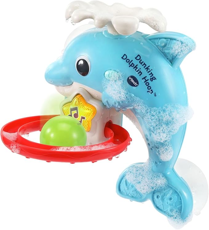 VTech Dunking Dolphin Hoop Bath Toy for Toddlers