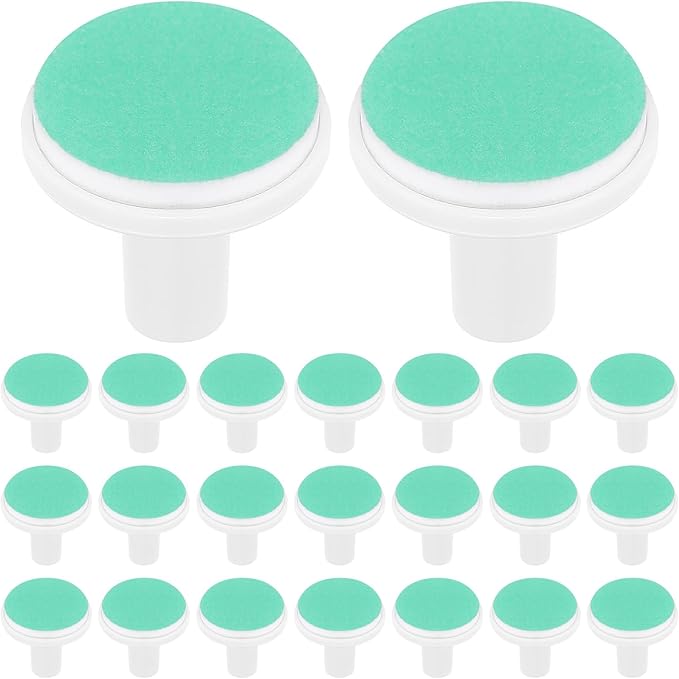 minkissy Baby Electric Nail File Replacement Pads 24Pcs Grinding Heads for Toddler Infant Nail Trimmer Sandpaper Discs Safe Care