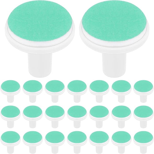 minkissy Baby Electric Nail File Replacement Pads 24Pcs Grinding Heads for Toddler Infant Nail Trimmer Sandpaper Discs Safe Care