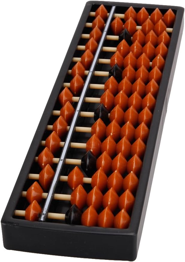 15 Digits Column Abacus Soroban Arithmetic Math School Learning Aid Tool