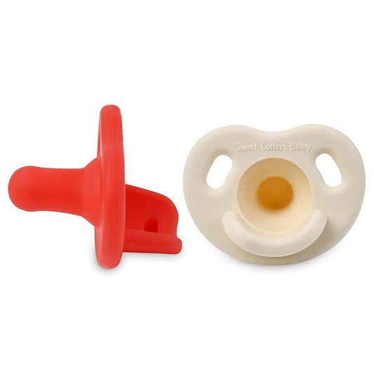 Pacifier – Soft Silicone – 0-36 Months – BPA Free – Natural Latch – Lightweight, Dishwasher Safe – for Newborns, Infants, Toddlers