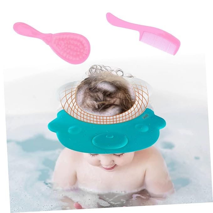 SHOWERORO Brush and Comb for Newborns and Toddlers Soft Bristles for Gentle Scalp Massage Safe and Comfortable Hair Care Pink for Registry