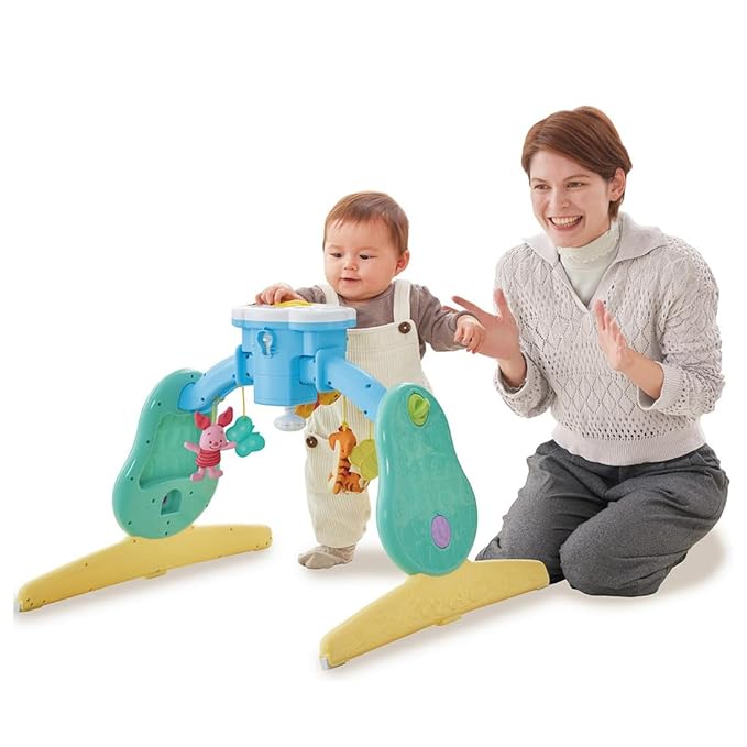 Takara Tomy Disney, 6-Way Gym with Super Merry Plus, Winnie The Pooh