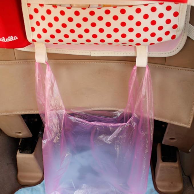Cute Cartoon Car Backseat Organizer Auto Car Foldable Table Tray Seat Back Storage Bag Organizer for Baby Kid
