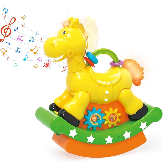 Baby Crawling Walking Toys for Toddlers with Adorable Shape, Musical Car Crawling Developmental Toys with Sounds and Lights, Ideal Gifts for Babies
