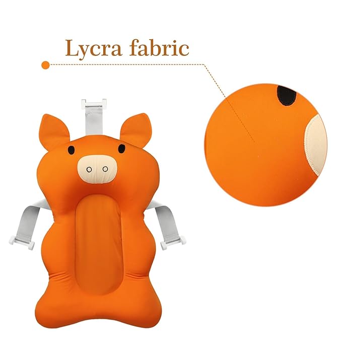 Baby Bath Seat Support Net Soft Infant Bathing Seat Support Mat Suspension Shower Pad Adjustable Non-Slip Newborn Bathtub Sling Mat Baby Sink Bather Tub Shower Net Bathtub Sit Up Mesh 0-8 Month