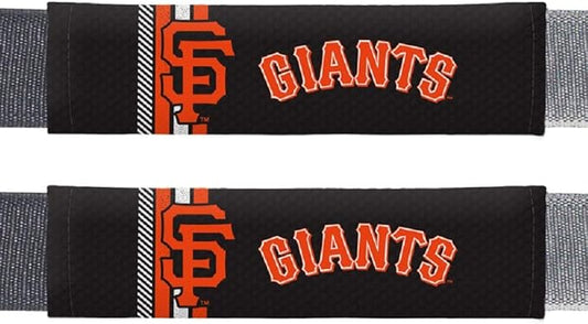 MLB San Francisco Giants Rally DesignAuto Seat Belt Pads, Team Colors, One Size