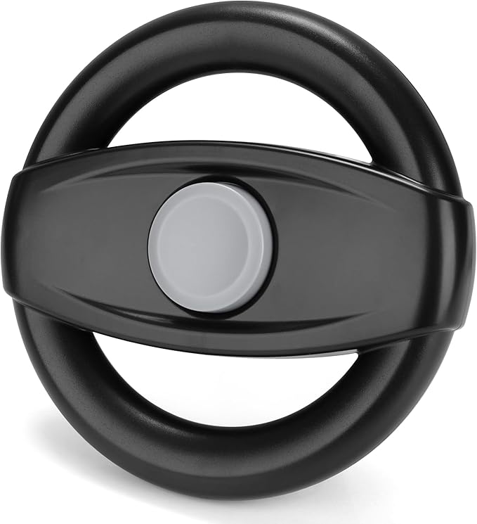 Accmor Stroller Steering Wheel Toy, Simulated Steering Wheel for Stroller Shopping Carts Cart Universal Detachable Pretend Driving Funny Toy Attachment