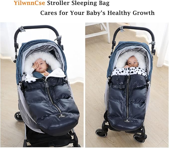 Pram Footmuff,Stroller Padded Footmuff Cover Cosy Toes,Baby Winter Foot Cover,Warmth,Windproof, Waterproof, Cold Resistant, Washable