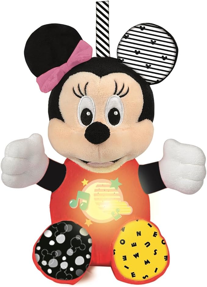 Clementoni - Baby Minnie Lighting Plush for Toddlers