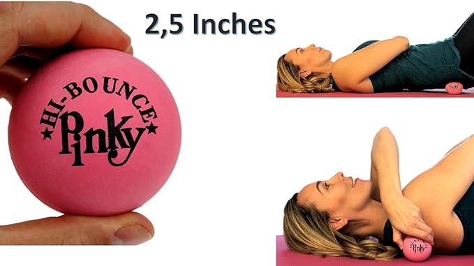 JA-RU Super Bounce Pinky Ball (1 Bouncy Ball) Outdoor Games & Indoor Playground Kids Toys. Massage Therapy Stress Balls. Sports Party Favors & Carnival Prizes in Bulk. 976-1p