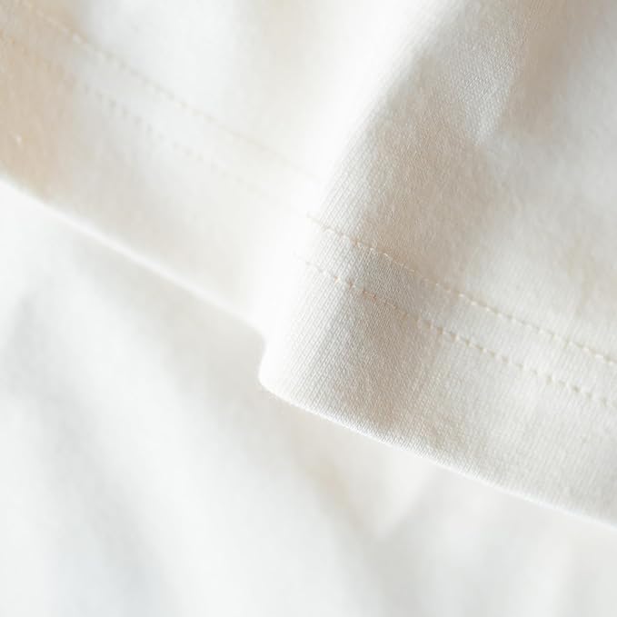 100% Waterproof Baby Lounger Cover - 2-Ply Organic Cotton Slipcovers Keep Your Lounger Clean & Your Baby Comfy - Machine Washable - (Lounger Not Included) - Off-White