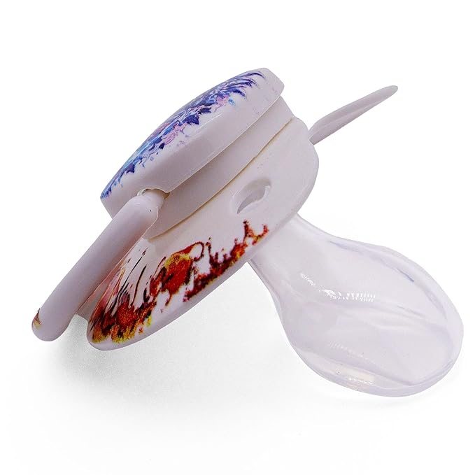 Adult Pacifier for Anxiety: Cute Paci Large Shield for Sleep - Handle Binky with Pacifier Clips