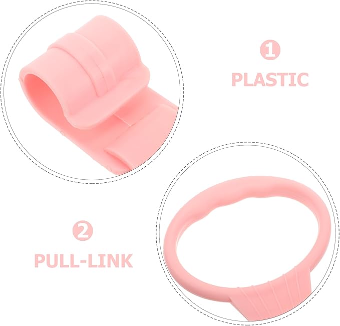VANZACK 4 Pcs Baby Pull up Rings Baby Playpen Pull up Rings Baby Bed Stand Walking Exercises Assistant - Crib for Infant Toddler