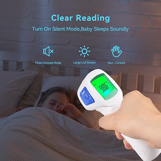 [Value Bundle] Berrcom Digital Thermometer DT007 & Berrcom No-Touch Infrared Thermometer for Adults and Kids JXB178