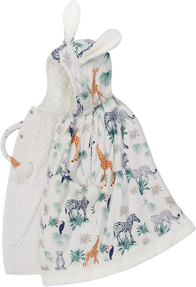 Insular Kids Car Seat Poncho, Baby Baby Girls Hooded Cape Cloak Coat