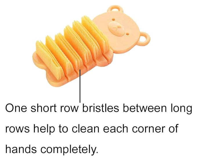 Nail Scrubber Cleaning Brush for Kids Baby Soft Bristle (2PCS)