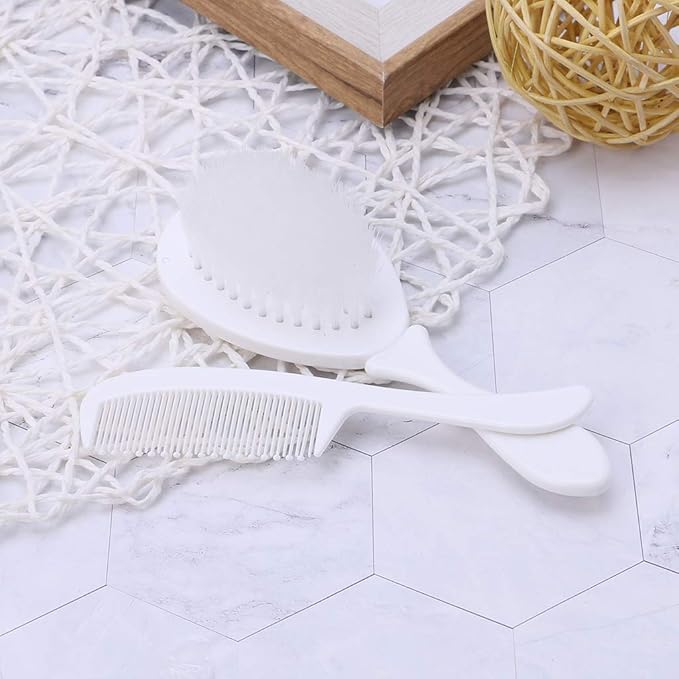 Newborn Baby Hairbrush Soft Baby Comb For Head Scalp Massager Tool Set Portable Hair Brush Infant Comb Baby Care