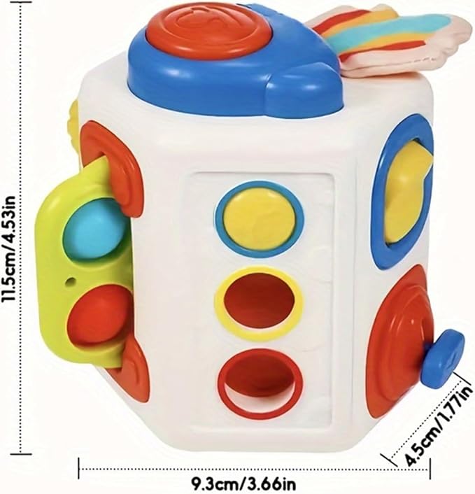 8 in 1 Toddler Travel Toys, Sensory Busy Toys for Child, Christmas Birthday Gift Shape Color Recognition Fine Motor Skills Game for Boys Girls 18 Month 1 2 Year Old Kids.