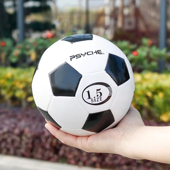 Wisdom Leaves Mini Soccer Ball for Kids/Toddlers,Small Soccer Balls Size 1.5,Baby Toy Ball for Indoor and Outdoor Play Games,Soft and Lightweight（160g）