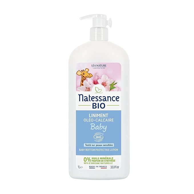 Natessance Naturel Baby Care Baby Bottom Protective Lotion, 1 Liter