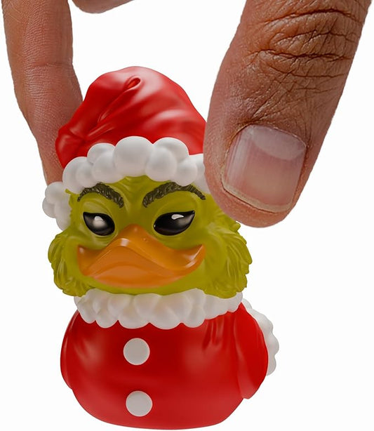 TUBBZ Mini: The Grinch - Santa Outfit Grinch Cosplaying Rubber Duck Vinyl Figure