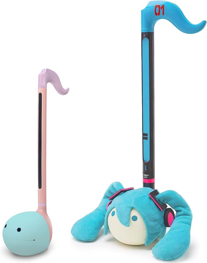 Otamatone Unicorn + Miku Electronic Musical Instrument Portable Synthesizer Collector's Set Deluxe + Regular 2 Pc Set